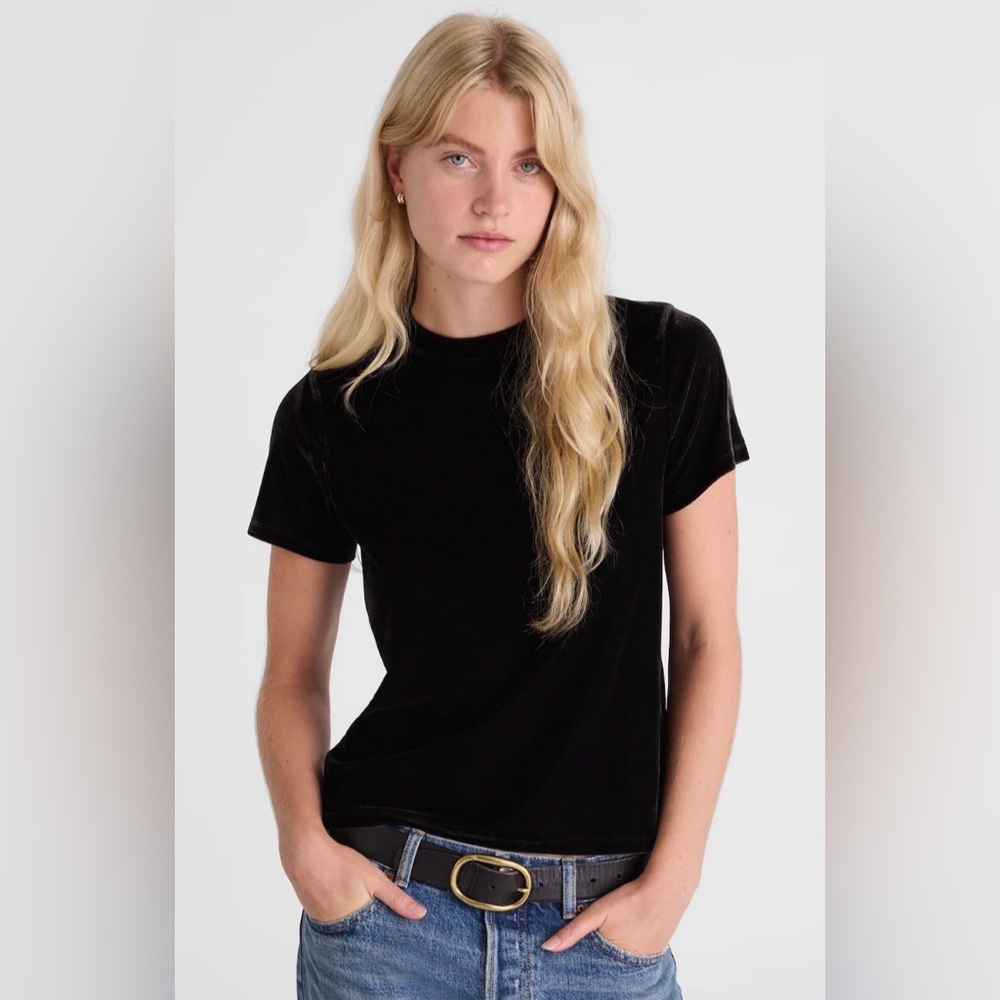 NWT Madewell The Relaxed Tee in Velvet